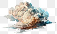 PNG Cloud art illustration painting.