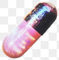 PNG Pill abstract capsule digital.