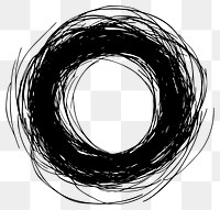 PNG Simple scribble drawing black art.