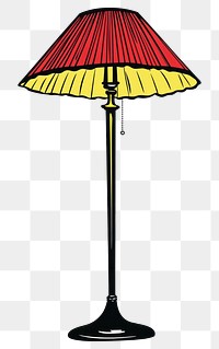 PNG Lamp illustration lampshade decorative.