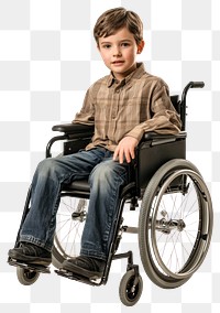 PNG Teenager riding wheelchair child background white.