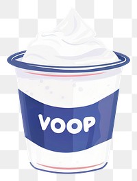 PNG Yogurt illustration dessert food.