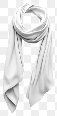 PNG Scarf scarf white fashionable.