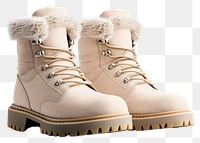 PNG Winter Boots boots footwear beige.