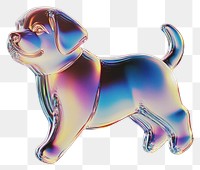 PNG Dog illustration glass decorative.