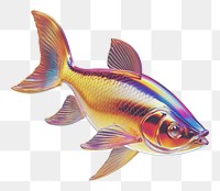 PNG Fish illustration iridescent artistic.