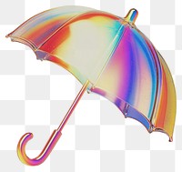 PNG A glass umbrella icon illustration rainbow colors.