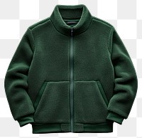 PNG Fleece jacket fleece clothing green.