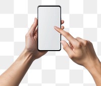 PNG Hand holding a smartphone photography screen electronics.