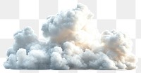 PNG White cloud background concept 