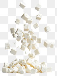 PNG Small diced Feta cheese white food feta.