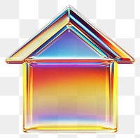 PNG A glass house sign icon transparent illustration architecture.