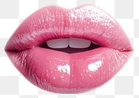 PNG Pink lips cosmetics lipstick vibrant.