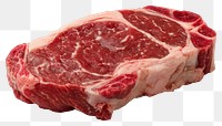 PNG Beef steak beef meat marbled.