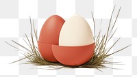 PNG Happy Easter Day minimal eggs illustration.