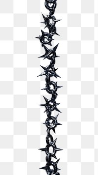 PNG Spike chain spikes design accessories.