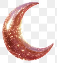 PNG Sparkle crescent moon background pink illustration.