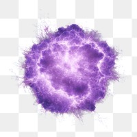 PNG Bomb sci-fi explosion effect purple electric accessories.