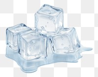 PNG Ice cubes blue cosmetics outdoors.