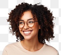 PNG Glasses portrait smiling adult