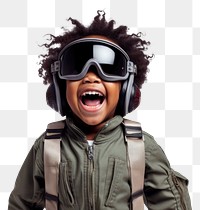 PNG Sunglasses headphones laughing portrait