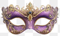 PNG Gold masquerade mask accessories accessory purple.