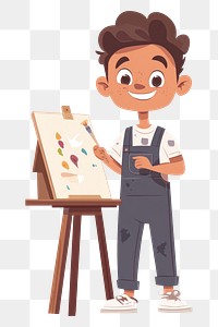 PNG Child canvas boy art.