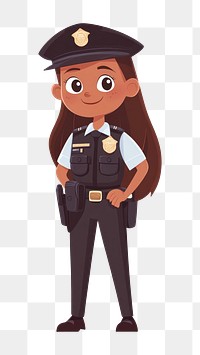 PNG Police cartoon illustration officer police.