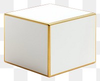 PNG Cubic podium white and gold box minimalist porcelain.