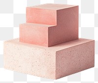 PNG Cubic podium pink composition minimalist letterbox.