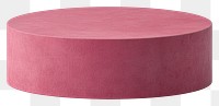 PNG Circle podium pink product minimalist furniture.