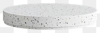 PNG Circle podium White terrazzo contemporary minimal product.