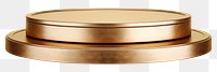 PNG Podium in gilded bronze display product photo.