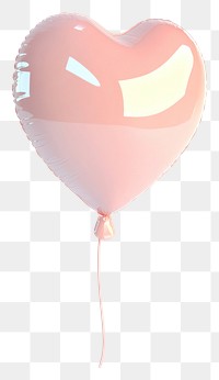 PNG Pastel pink heart balloon illustration transportation heart-shaped.