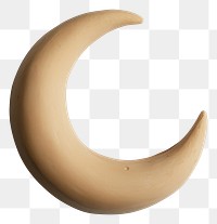 PNG Crescent moon electronics minimalist decoration.