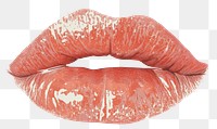 PNG Imprint kiss lip lips illustration human.