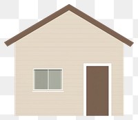 PNG Simple house architecture illustration minimalist.