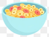 PNG Cereal illustration bowl food.