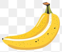 PNG Banana illustration fruit art.