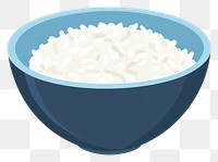 PNG Rice bowl illustration food art.