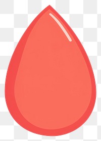 PNG Blood droplet simple vector.