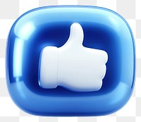 PNG Blue media notification icon social like social media.