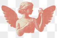 PNG Illustration cupid angel happy.