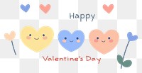 PNG Valentine's happy face cute.