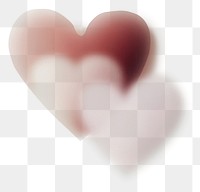 PNG A heart symbol romantic abstract.