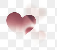 PNG Heart illustration valentine's theme.