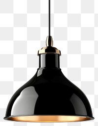 PNG Modern pendant light lighting black.