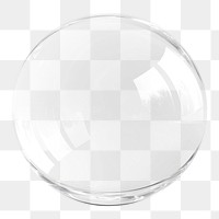 PNG Spherical glass transparent reflective sphere.