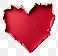 PNG Red heart with ripped edges valentine's background symbol.