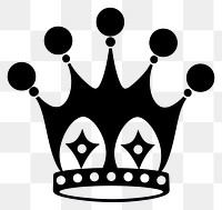 PNG Jester Crown crown illustration silhouette.